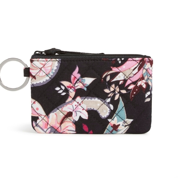 Vera Bradley Women's Cotton Zip Id Case Wallet, Botanical Paisley, One Size - Picture 1 of 6
